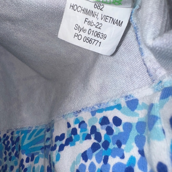 EUC Lilly Pulitzer Audrey Zip Up Jacket Shell Me You Love Me Size XXL - Picture 5 of 9